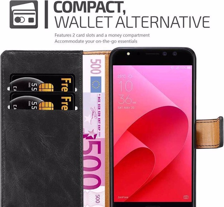 Actual product image Cadorabo Book Luxury Cover (Asus Zenfone 4 Selfie Pro)