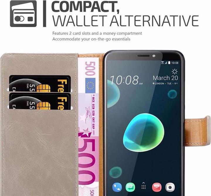 Actual product image Cadorabo Book Luxury Cover (HTC Desire 12+)