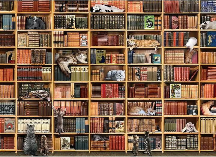 Produktbild Cobble Hill The Cat Library (1000 Teile)