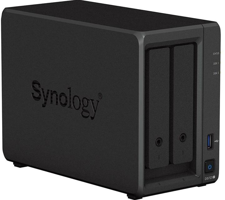 Actual product image Synology DS723+ (2 x 8 TB, Synology HAT 33xx)