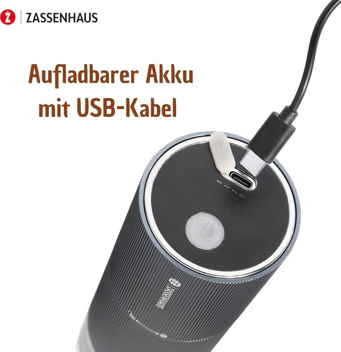 Produktbild Zassenhaus Kaffeem¸hle/Espressom¸hle MASTER USB