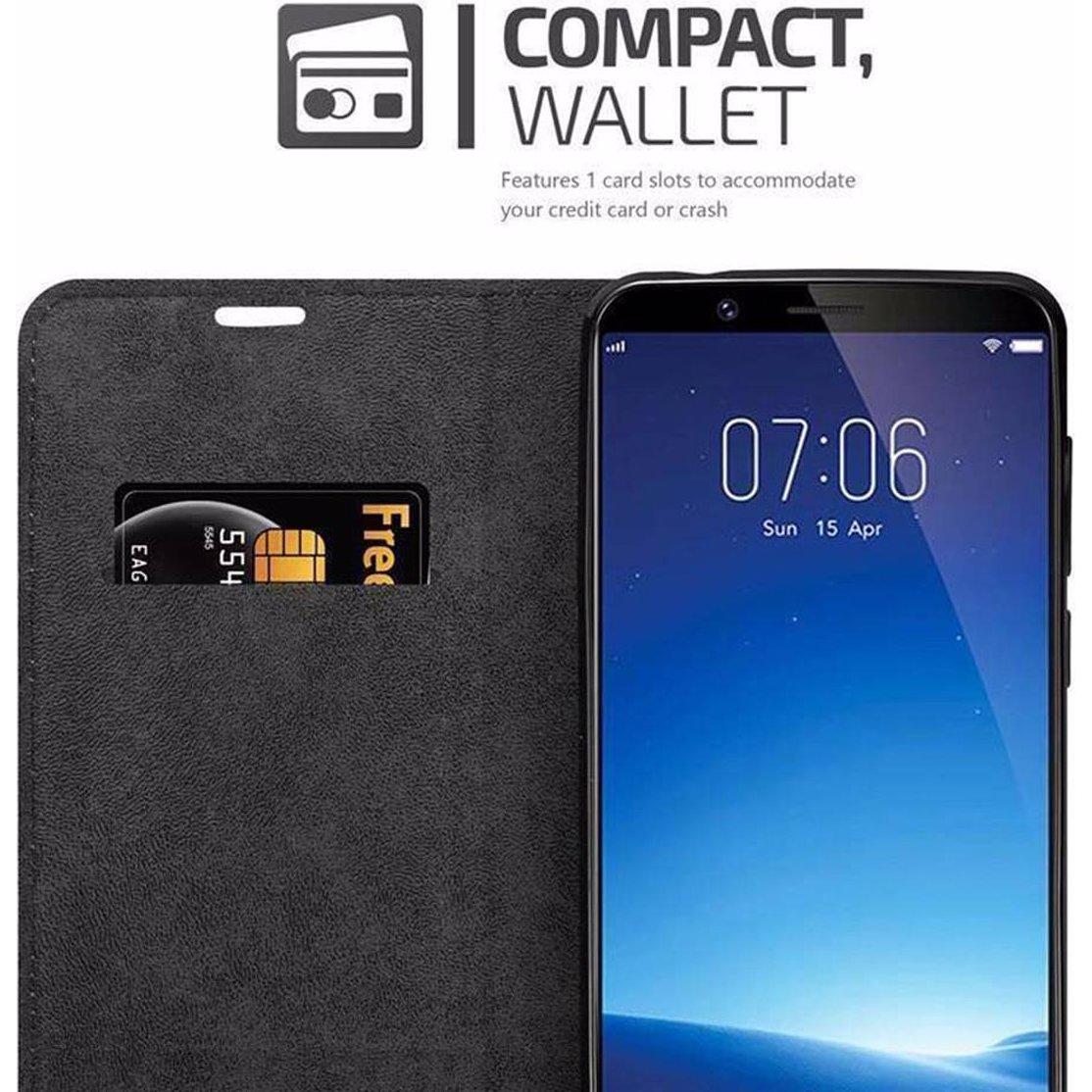 Thumbnail - Cadorabo Book Invisible Magnet Cover (Vivo Y71), Smartphone Hülle, Braun