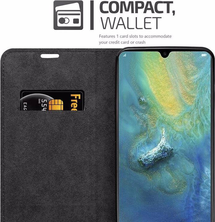 Actual product image Cadorabo Book Invisible Magnet Cover (Mate 20 X)