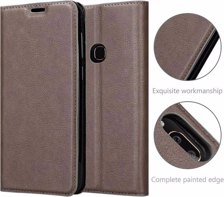 Actual product image Cadorabo Book Invisible Magnet Cover (Vivo Y85)