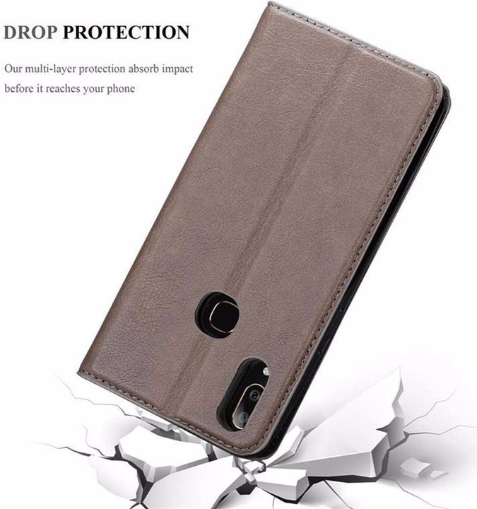 Actual product image Cadorabo Book Invisible Magnet Cover (Vivo Y85)