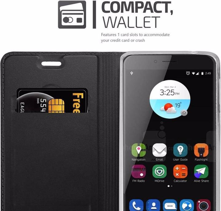 Actual product image Cadorabo Book Classy Style Cover (ZTE Blade V7)
