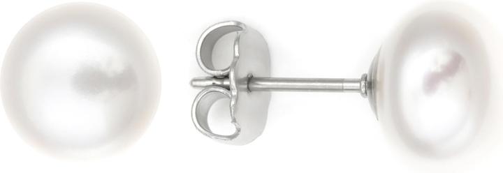 Immagine prodotto Heideman Orecchini con perle 10 mm color argento lucido (100% acciaio inossidabile)