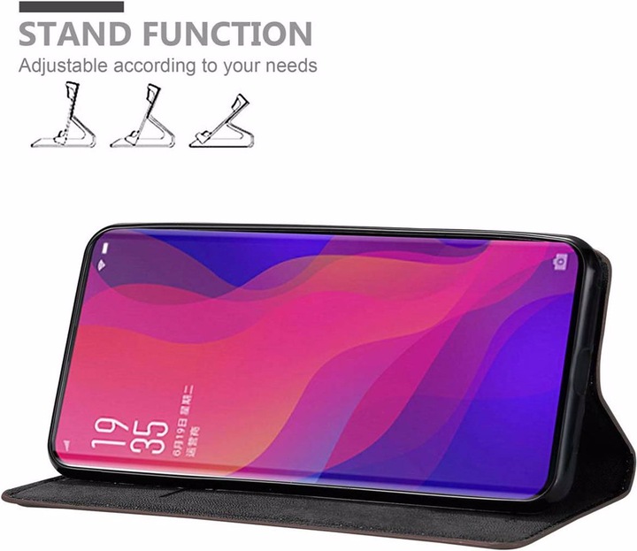 Produktbild Cadorabo Book Invisible Magnet Cover (Oppo Find X)
