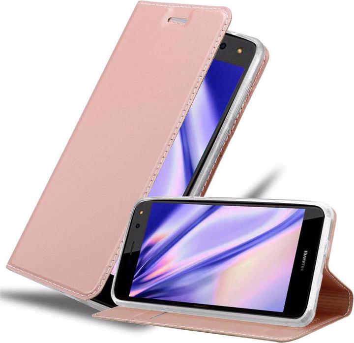 Actual product image Cadorabo Book Classy Style Cover (Huawei Y6 (2017), Huawei Y5 (2017))