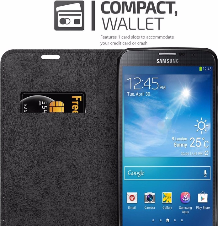 Produktbild Cadorabo Book Invisible Magnet Cover (Samsung Galaxy Mega 6.3)