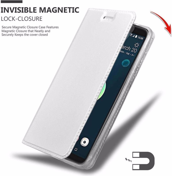 Produktbild Cadorabo Book Classy Style Cover (HTC Desire 12+)