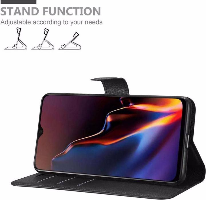 Actual product image Cadorabo Book with stand function cover (OnePlus 7)