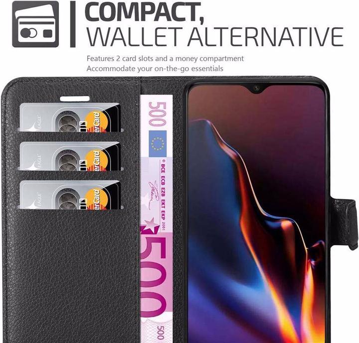 Actual product image Cadorabo Book with stand function cover (OnePlus 7)