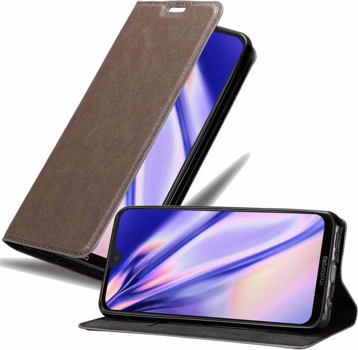 Actual product image Cadorabo Book Invisible Magnet Cover (Motorola Moto G7, Motorola Moto G7 Plus)