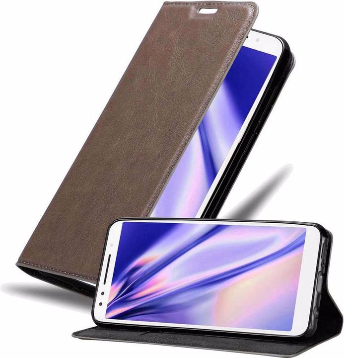 Actual product image Cadorabo Book Invisible Magnet Cover (Alcatel 3)