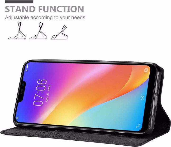 Actual product image Cadorabo Book Invisible Magnet Cover (Vivo Y81i)