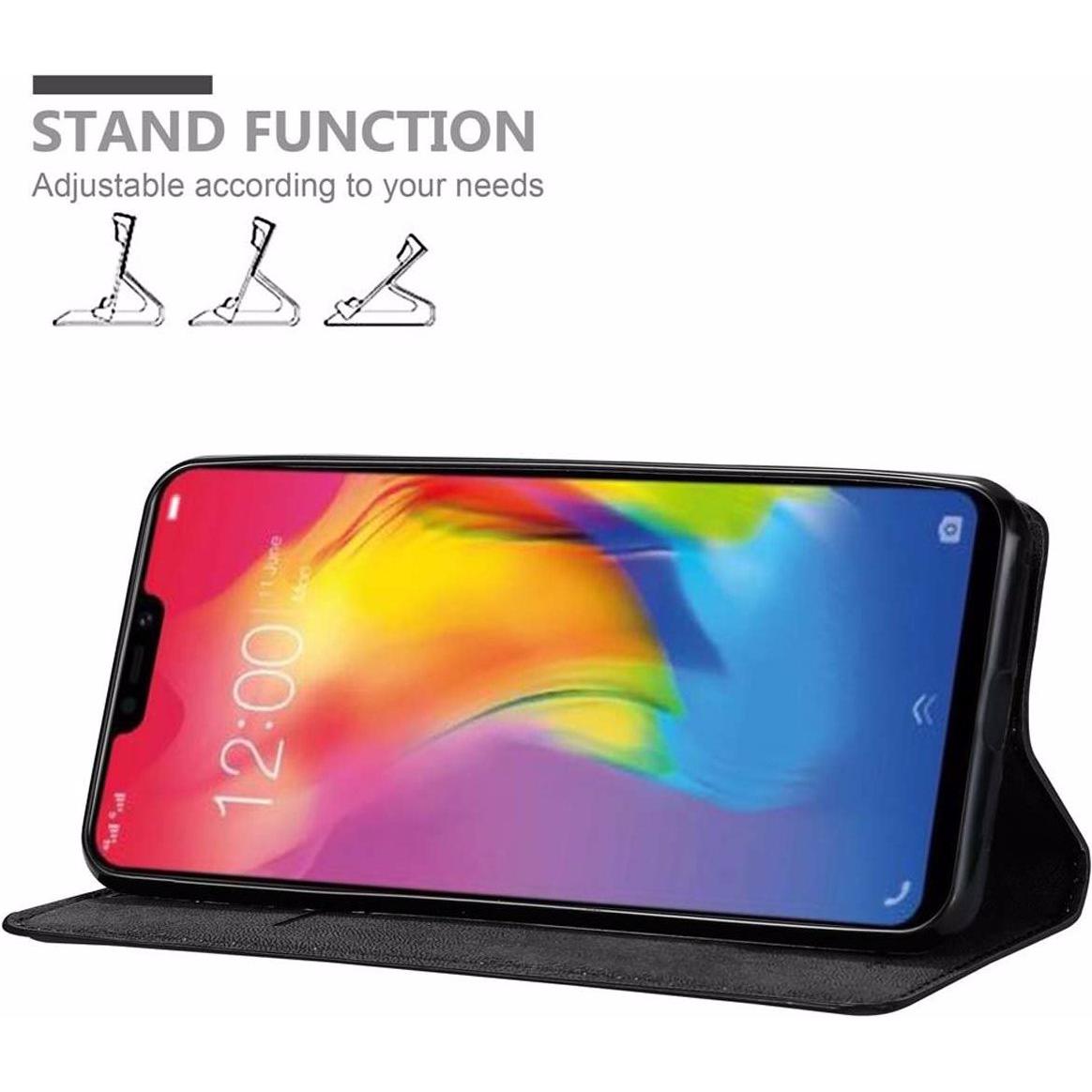 Thumbnail - Cadorabo Book Invisible Magnet Cover (Vivo Y83), Smartphone Hülle, Schwarz
