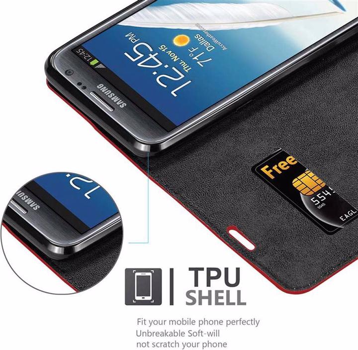 Produktbild Cadorabo Book Invisible Magnet Cover (Samsung Galaxy Note 2)