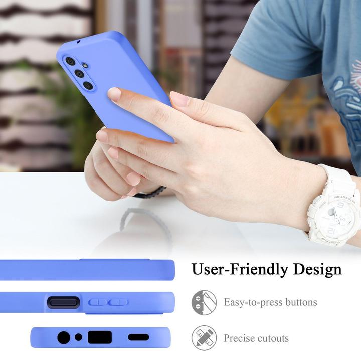 Actual product image Cadorabo Case for Samsung Galaxy A15 TPU in liquid protection silicone design (Samsung Galaxy A15)