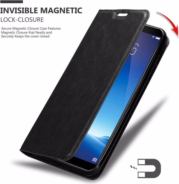 Actual product image Cadorabo Book Invisible Magnet Cover (Vivo Y71)