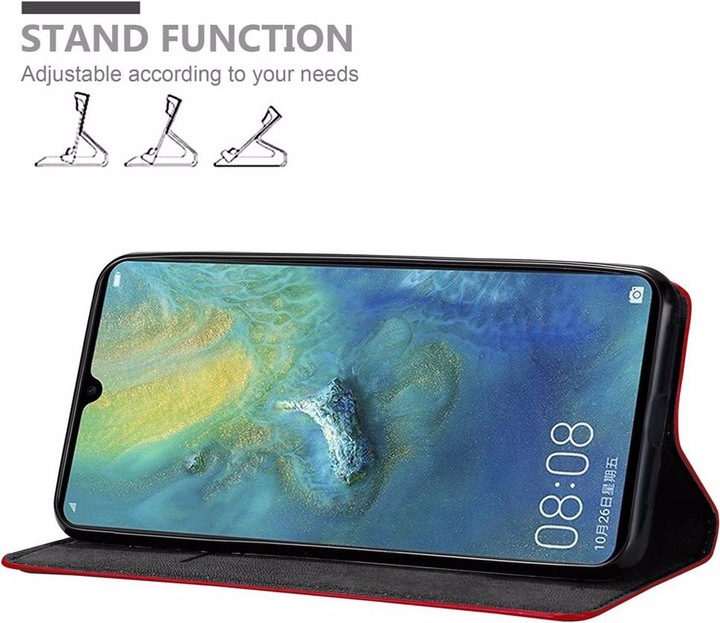 Actual product image Cadorabo Book Invisible Magnet Cover (Mate 20 X)
