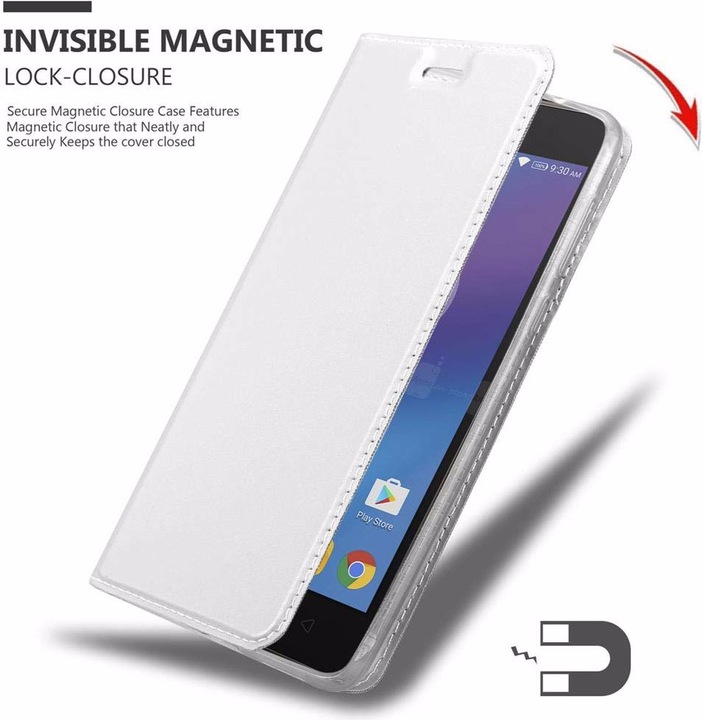Actual product image Cadorabo Book Classy Style Cover (K6, Lenovo K6 Power)