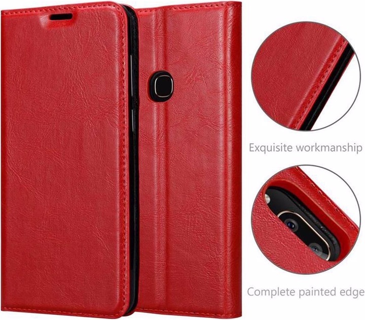 Actual product image Cadorabo Book Invisible Magnet Cover (Vivo Y85)