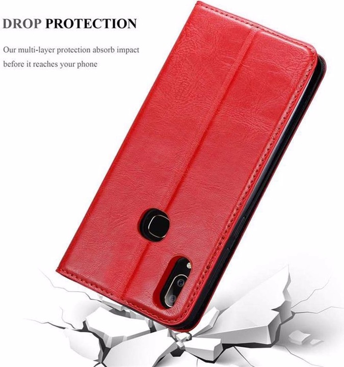Actual product image Cadorabo Book Invisible Magnet Cover (Vivo Y85)