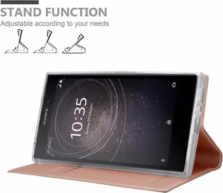 Actual product image Cadorabo Book Classy Style Cover (Sony Xperia L2)