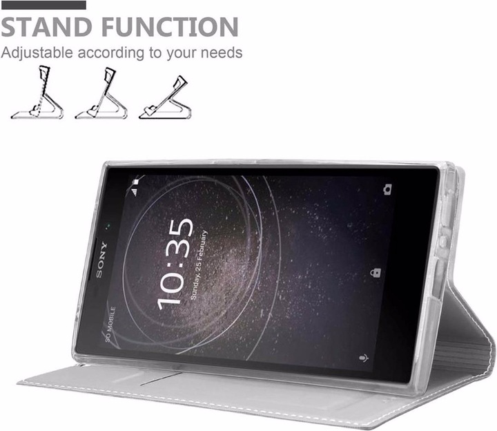Actual product image Cadorabo Book Classy Style Cover (Sony Xperia L2)