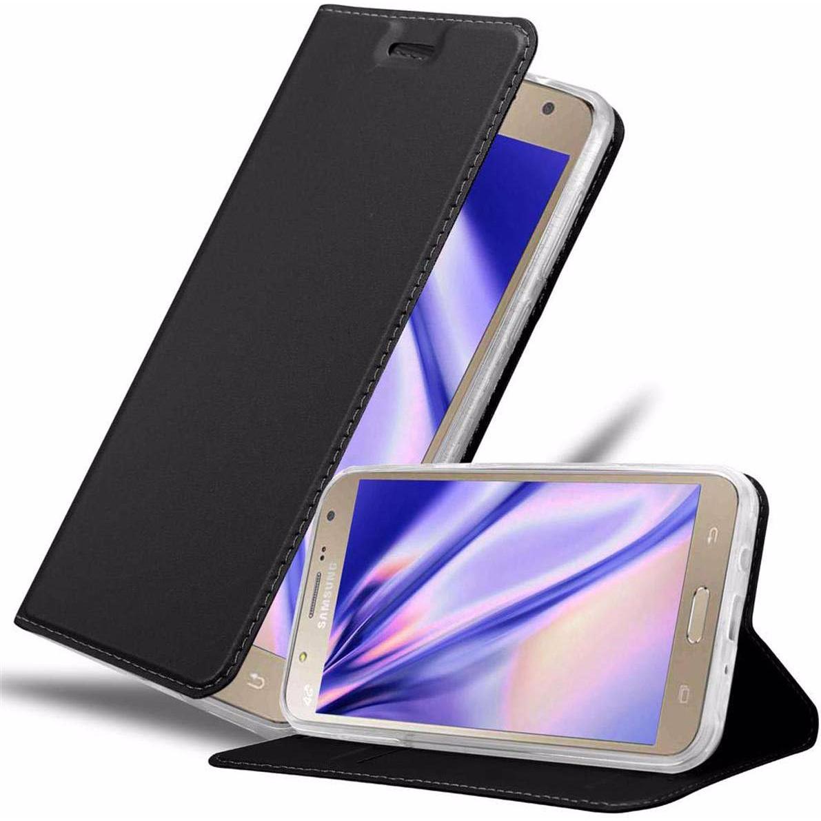 Thumbnail - Cadorabo Book Classy Style Cover (Samsung Galaxy J7), Smartphone Hülle, Schwarz