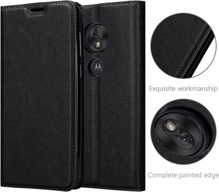 Actual product image Cadorabo Book Invisible Magnet Cover (Motorola Moto G7 Play)