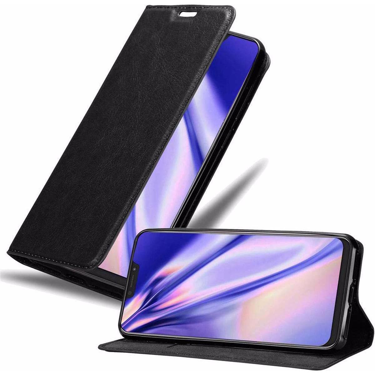 Cadorabo Book Invisible Magnet Cover (Asus Zenfone 5Z), Smartphone Hülle, Schwarz