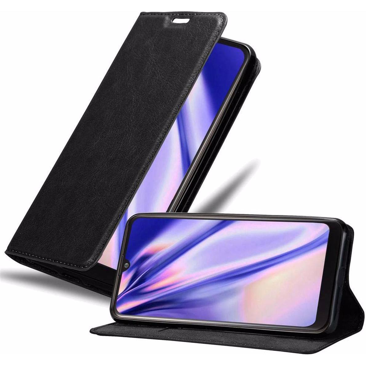 Cadorabo Book Invisible Magnet Cover (LG K50), Smartphone Hülle, Schwarz
