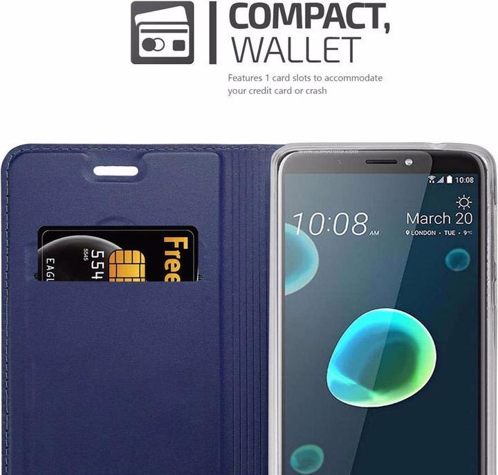 Produktbild Cadorabo Book Classy Style Cover (HTC Desire 12+)