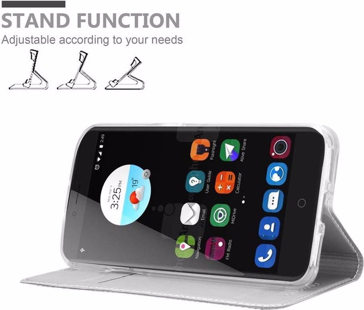 Actual product image Cadorabo Book Classy Style Cover (ZTE Blade V7)