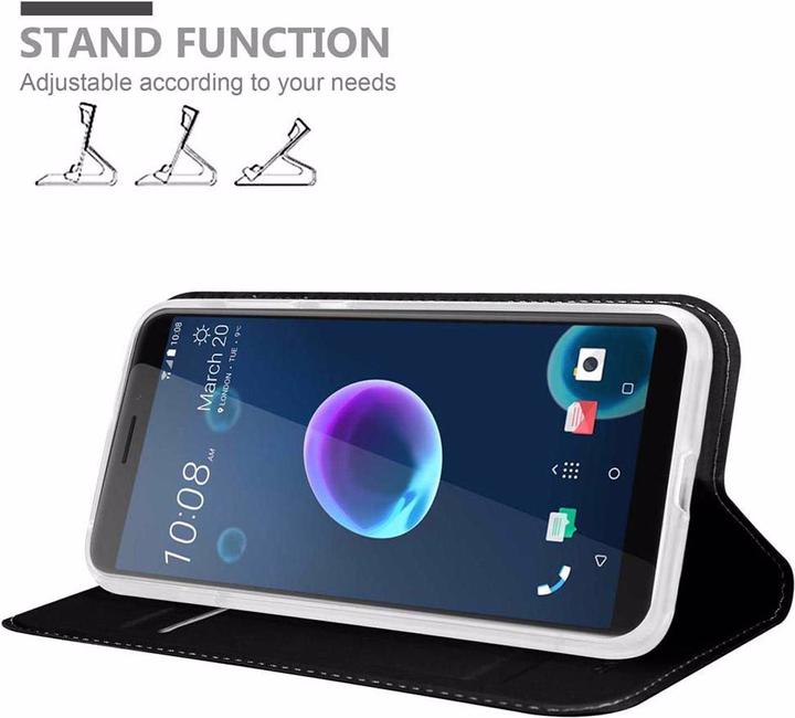Actual product image Cadorabo Book Classy Style Cover (HTC Desire 12)