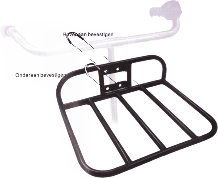 Actual product image Benson Bicycle front carrier 28"