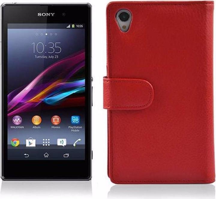 Produktbild Cadorabo Book mit Struktur Cover (Sony Xperia Z1)