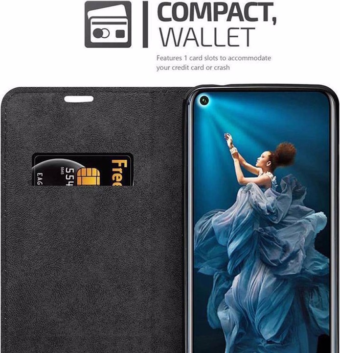 Produktbild Cadorabo Book Invisible Magnet Cover (TCL 20S, Huawei Nova 5T, LG K20)
