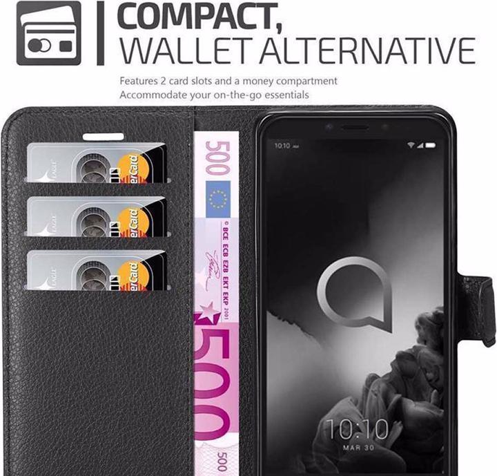 Actual product image Cadorabo Book with stand function cover (Alcatel 1C (2019))