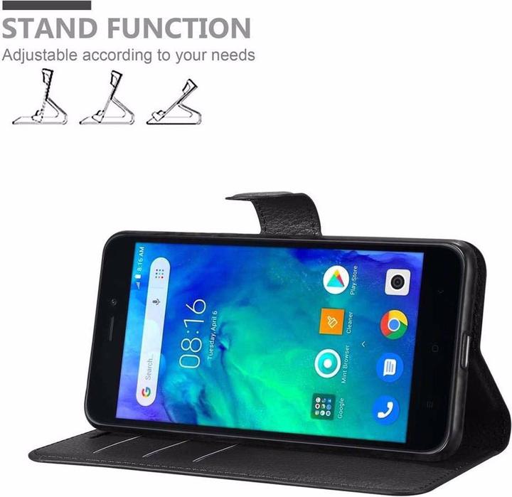 Actual product image Cadorabo Book with stand function cover (Xiaomi Redmi Go)