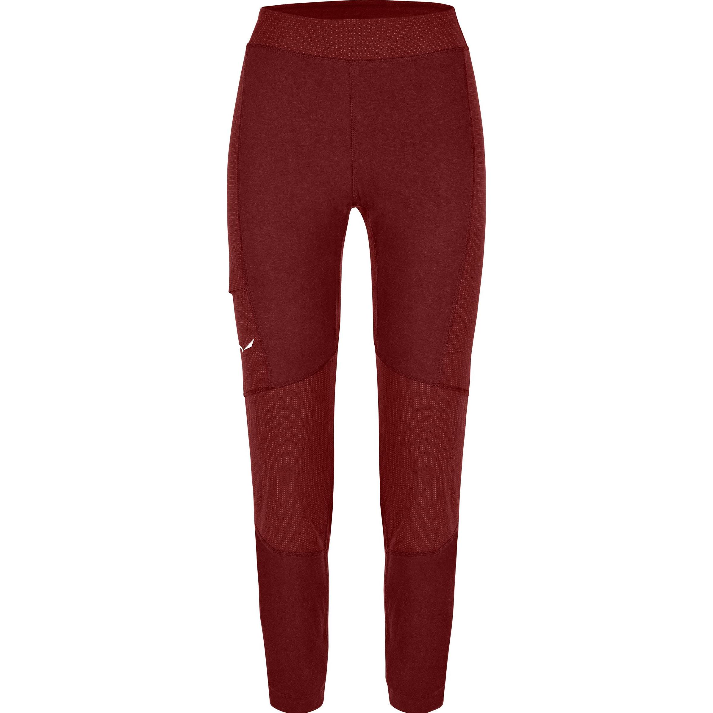 Salewa, Damen, Outdoorhose, Women's Alpine Hemp Tights (34), Rot, 34