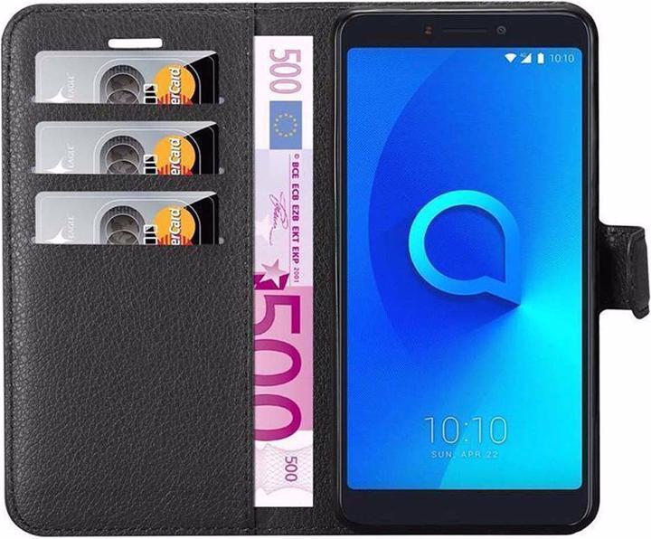 Actual product image Cadorabo Book with stand function cover (Alcatel 3C)