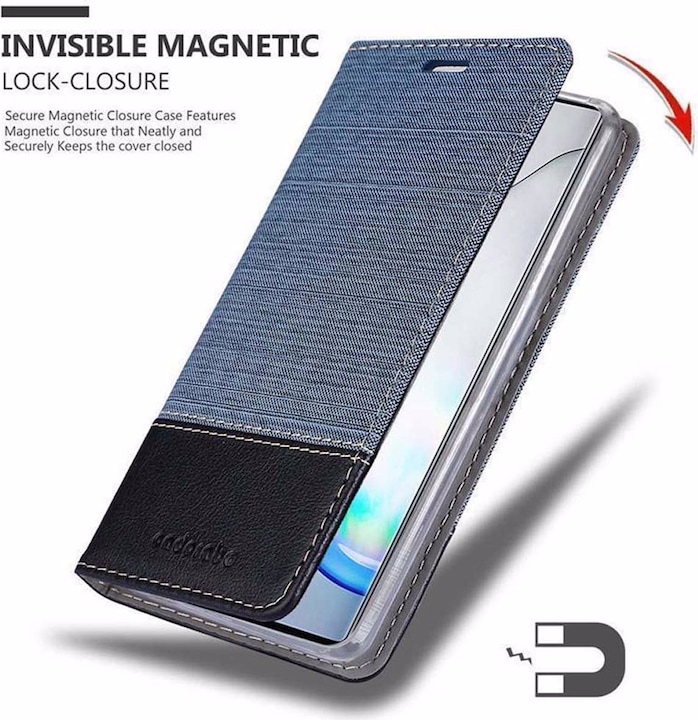 Produktbild Cadorabo Book Jeans Optik Cover (Samsung Galaxy Note 10)