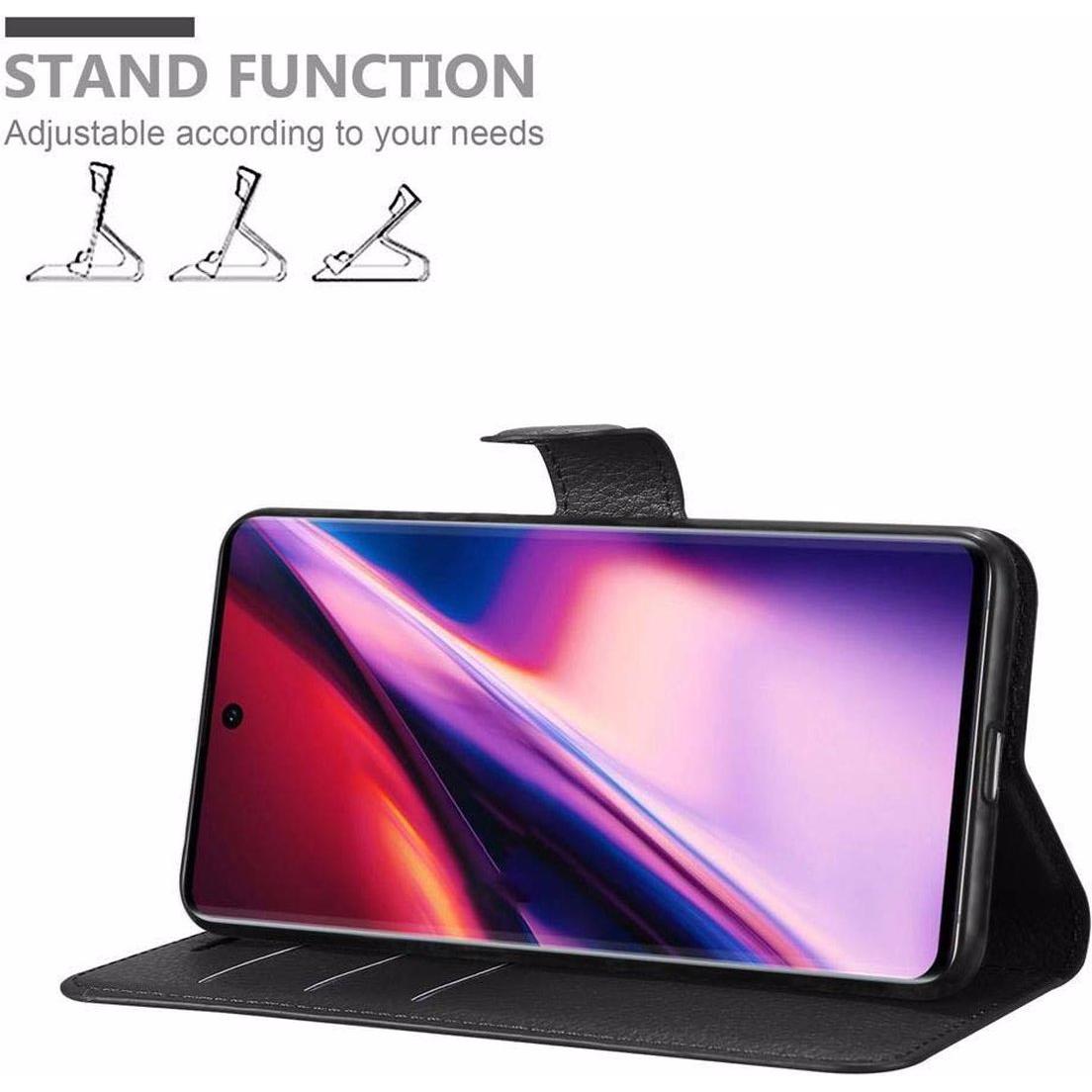 Thumbnail - Cadorabo Book mit Standfunktion Cover (Samsung Galaxy Note 10), Smartphone Hülle, Schwarz