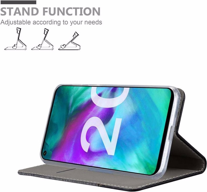 Produktbild Cadorabo Book Jeans Optik Cover (TCL 20S, LG K20, Huawei Nova 5T)