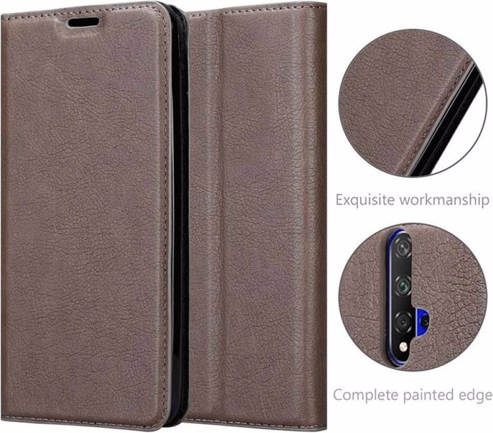 Produktbild Cadorabo Book Invisible Magnet Cover (Huawei Nova 5T, TCL 20S, LG K20)
