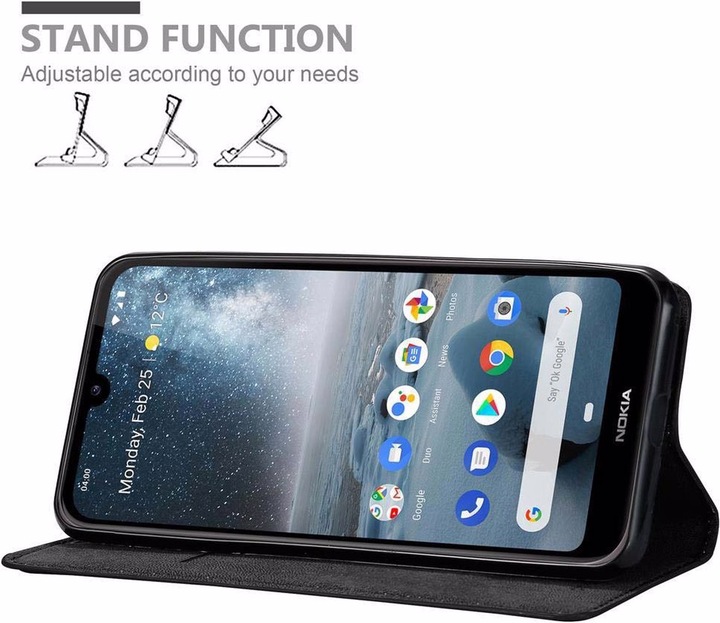 Actual product image Cadorabo Book Invisible Magnet Cover (Nokia 4.2)