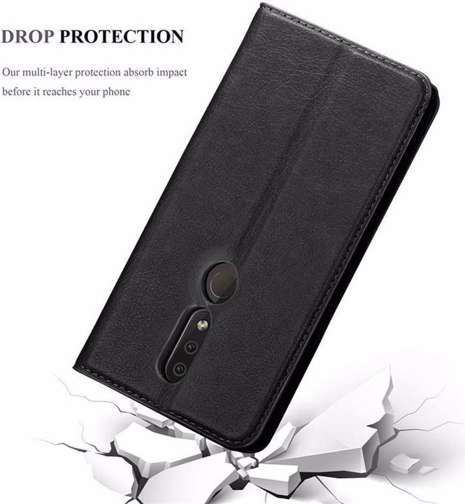 Actual product image Cadorabo Book Invisible Magnet Cover (Nokia 4.2)